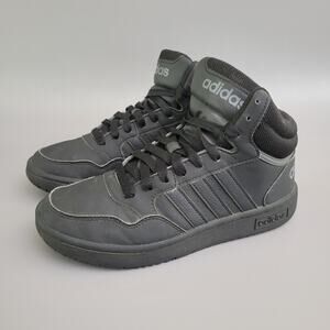 Adidas Hoops Mid 3.0 K Core Black Core Black Big & Little Kid's Size 4.5